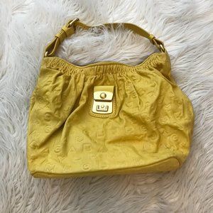 Marc Jacobs Mustard Yellow Leather Hobo